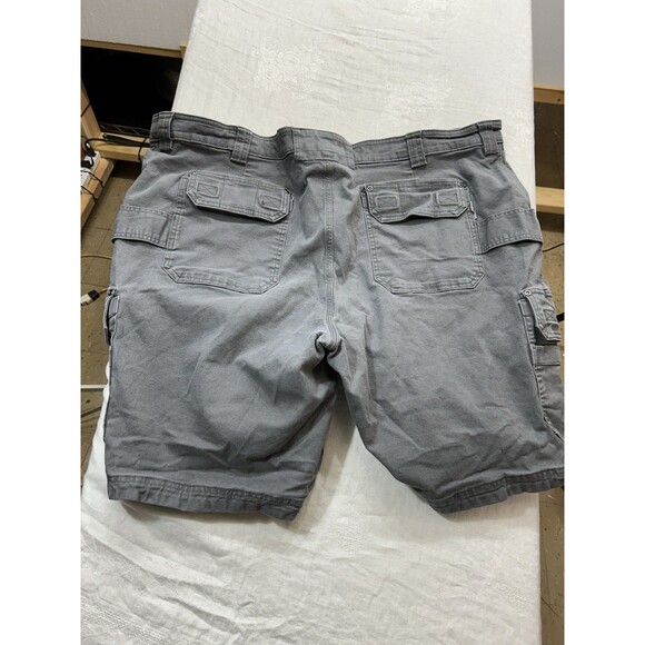 Duluth Trading Co. Men’s Cargo Shorts – Size 48 – Gray Flex Fire Hose Carpenter - Picture 2 of 9